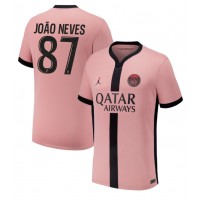 Billiga Paris Saint-Germain Joao Neves #87 Tredje fotbollskläder 2024-25 Kortärmad